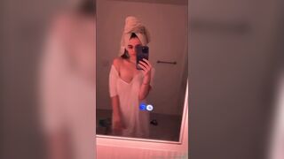 Megnutt02 Leaked Video Mirror Titty Tease Turns into Hardcore Titfucking Fuckfest