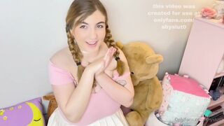 ShySlut0 Teases her Huge All Natural Tits in Leaked Fansly Video