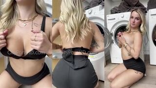 Kaitlyn Krems Black Lingerie Tease Video on OnlyFans Sets Temps Soaring