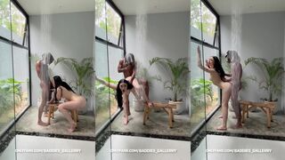 Auhneesh Nicole Teases with BBC in Steamy Shower Sex Video