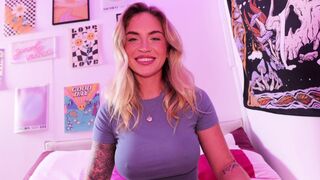 Blonde Temptress With Perfect Tits Teases Me Into Cheating In Amateur Threesome Video