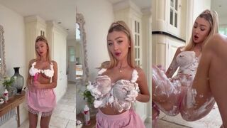 Frances Bentley Teases with Whipped Cream in Must-Watch OnlyFans Video