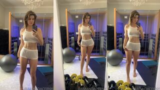 Amanda Cerny Nip Slips in Sheer Outfit Tease Onlyfans Leaked Video