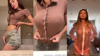Amira Brie Teases In Nude Try-On OnlyFans Leaked Video