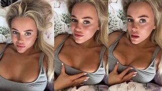 Jolie Becker Teases Her Juicy Melons in Bed — OnlyFans Video
