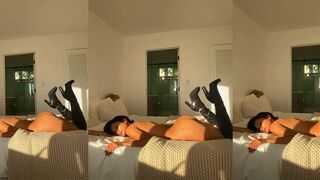 Chanel Uzi Teases in Bedroom Lingerie and Boots in Leaked OnlyFans Video