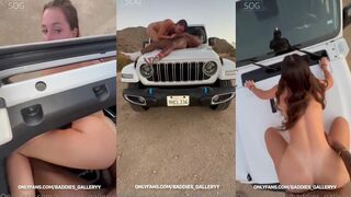 Ashley Aoki Teases in Naked Desert Fuck Video Leaked from OnlyFans