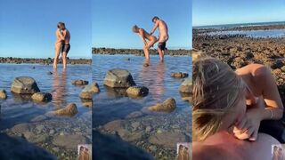 UtahJaz Teases Cock Outdoors in Leaked Doggy Style Blowjob Video