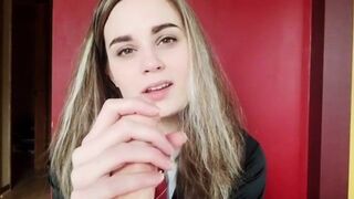Hermione Teases in First Handjob Cosplay Porn Video