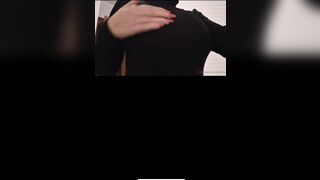 Akumagirl Teases Her Petite Tits in Steamy Nude Pics Video