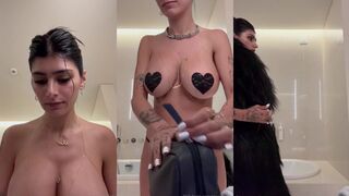 Mia Khalifa Teases In Halloween Party Prep Video