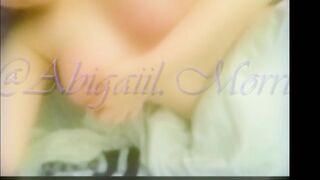 Abigaiil Morris teases her leaked tits in stolen clip watch the whole video