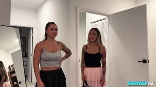 Linda Lan And Gypsy Rose Tease Their Tight Bikinis In Stepsister Threesome Video
