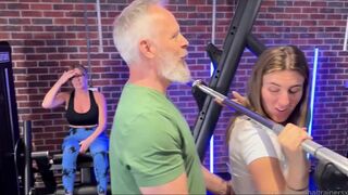 Katy Robertson Tease Her Naked Body in Intense Gym Threesome Fuck Video with British Sluts