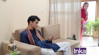 Daniela Andrea Teases In Sexy Saree For Hardcore Fuck Video