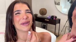 Arikytsya & Camilla Araujo Tease with a Dildo in Messy Sex Toy Video