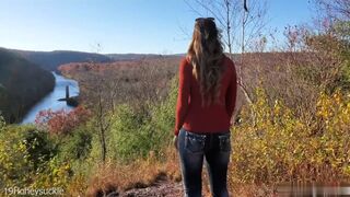 HoneyBuns Pounded In The Great Outdoors Hiking Porn Video