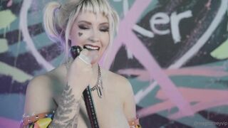 MeganTurney Teases Naked Pussy as Harley Quinn in Leaked OnlyFans Video