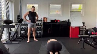 Isabelle Eleanore Teases in Gym Tights During Leaked OnlyFans Strip Video